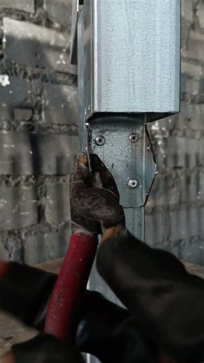 How to make a strong connection without welding #tricks #tips #diy #skills #ideas