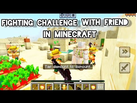 Minecraft Survival Fight Challenge with My Friend ⚔️🔥 Who Wins?! #minecraft #youtube
