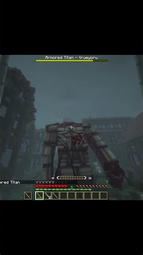 aot mod gameplay in minecraft #minecraft #attackontitan #aot #minecraftfight #minecraftmemes