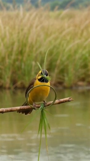 Baya Weaver bird Builds incredible hanging nest| Timelapse