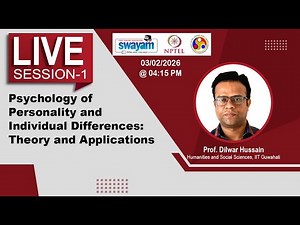 Psychology of Personality and Individual Differences: Theory and Applications