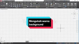 Mengubah warna background lembar kerja pada Autocad. agak mampir dulu ke yutub ya we #autocad #anaktekniksipil #anakteknik