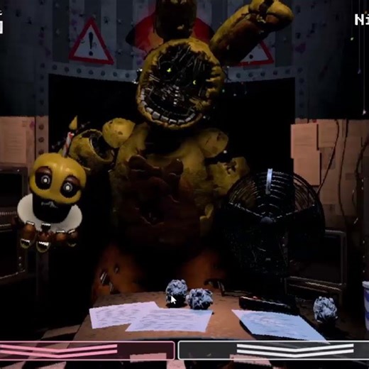 Withered Spring Bonnie Without a Face (FNaF Jumpscares)
