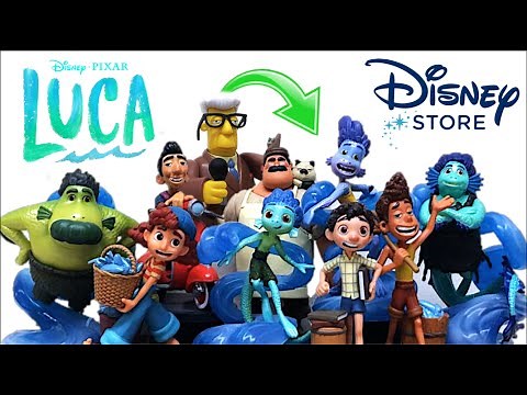 Disney Pixar LUCA - Set de 9 Figuras de Colección "Deluxe" | Disney Store Exclusivo - TOY SHOTS
