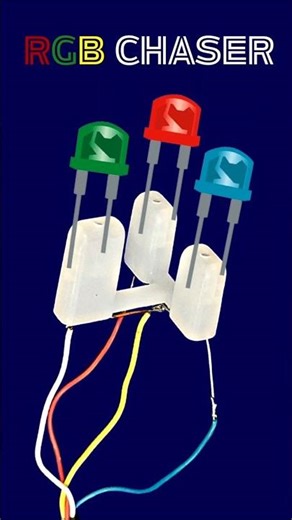 🌊 Underwater Light Effect | LED Chaser Circuit with BC547 | DIY Using Recycled Plug Cover