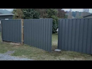 Custom Double Gate. Coloursteel.