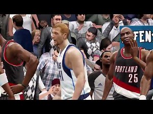 NBA Live 10 Gameplay - Portland Trail Blazers vs Dallas Mavericks