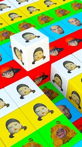 2.1M views · 7.7K reactions | Color Face Roblox Cube Choir Straight Line - Scary Teacher 3D | SCR Family | Facebook