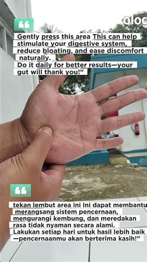 Fix Your Digestion in Seconds With This Hand Trick!”