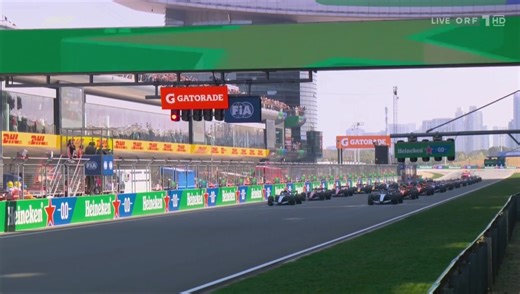 Exciting Start of the China Sprint Race in Formula 1