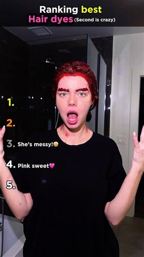 Ranking the BEST HAIR DYES ever👀🔥 #shortsfeed #viral #trending #hairstyle #edit