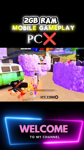 POWER OF 2GB RAM MOBILE 📲 GAMEPLAY 💪 PC ❌