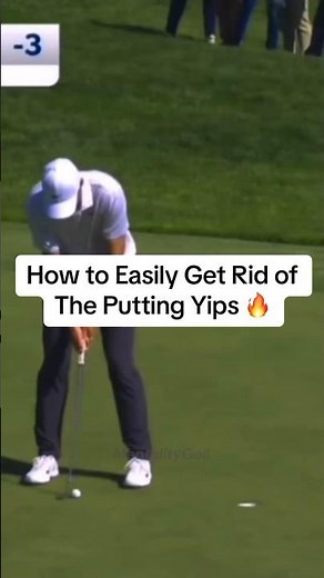 How to Easily Get Rid of The Putting Yips 🔥 #MentalityGolf #Mindset #Improvement #ScottieScheffler