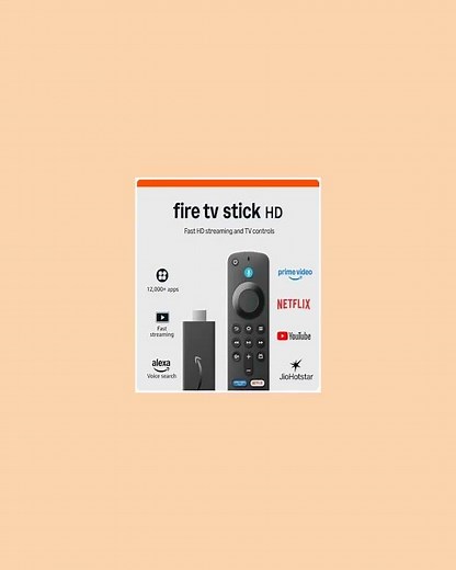 Amazon Fire TV Stick HD | TV power & volume controls, Alexa voice search | Fast streaming in HD (...