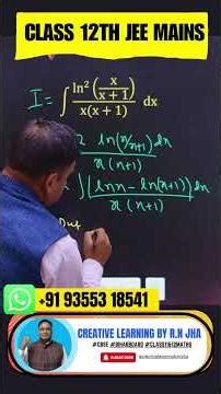 Indefinite integral technique how to substitute logically #class12maths #maths #integration