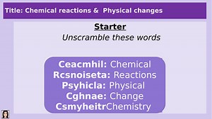 Physical vs chemical changes | Teaching Resources