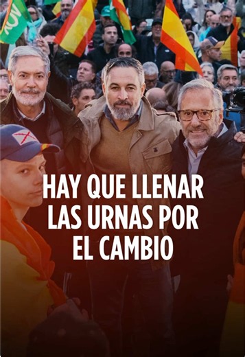 🔴 @Santiago Abascal hace un llamamiento a los españoles: “Que el 29 de noviembre no haya nadie que se quede en su casa. Que nadie se dedique a otra cosa que a ir a los colegios electorales y llenar las urnas de votos por el cambio de España”.