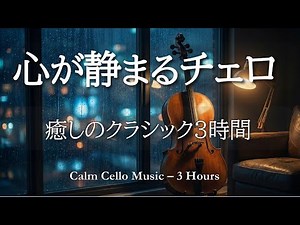 “3 Hours of Relaxing Cello Classics – Deep Healing & Calm Music for Reading, Study and Relaxation