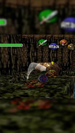 Deku Scrub fall #zelda #ocarinaoftime #zeldaocarina #zeldaocarinaoftime #majorasmask #clips #memes
