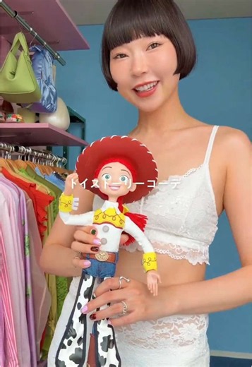 トイ・ストーリーのジェシーコーデでさぁ行くぞ！！！！！！#shorts #トイストーリー | Toy Story Jessie Costume