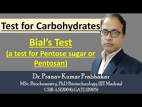 Test for Carbohydrates:: Bial’s Test (a test for Pentose sugar or Pentosan)