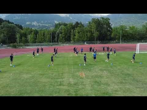 Coordination warm up-on small ladders
