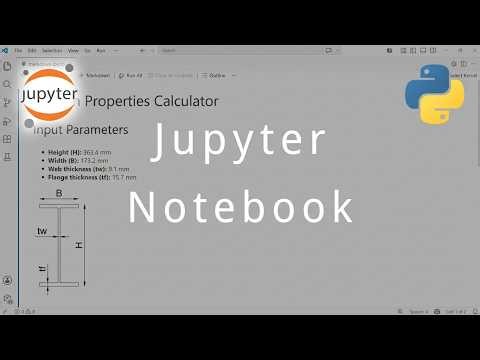 Jupyter Notebook overview | Python in Structural Engineering | 05