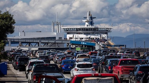 B.C. Ferries cancels sailings between Vancouver Island and mainland heading into long weekend