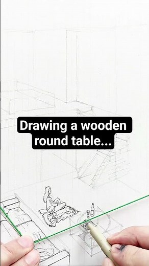 Drawing a box allows you to accurately draw round objects with confidence.#tutorial #illustration