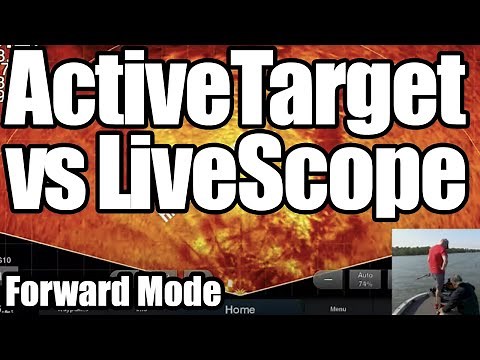 Garmin LiveScope Vs. Lowrance ActiveTarget - Forward Mode