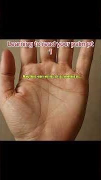Learn how to read you palm! #palmistry #learning #spirituality #viralvideo #palmreading