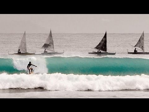 Surfboard of 'Apocalypse Now' changes life in Baler. Surf knows no war.