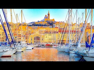 A Walk Around the Old Port of Marseille, (Vieux Port) Marseille, France