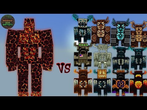 Charged Kong vs Warden Plus | Minecraft Bedrock | Mob Battle