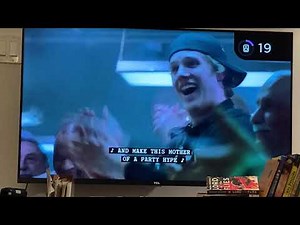 Elf Buddy dancing in mailroom scene