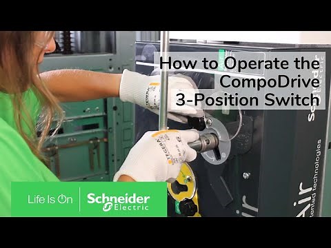 How to Operate the CompoDrive 3-Position Switch in SF6-free MV | Schneider Electric Support