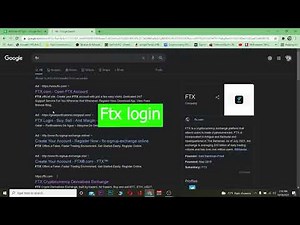 How to Login FTX Account | FTX Account Sign In 2021