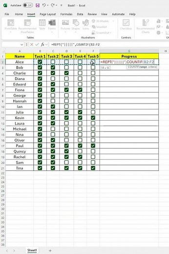 How to Create a Progress Tracker in Excel | Step-by-Step Tutorial
