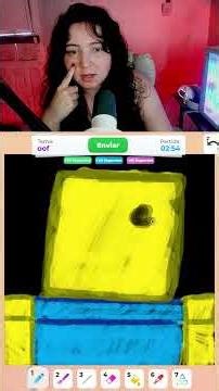 Assustando crianças no speed draw do roblox! #roblox #speeddrawing