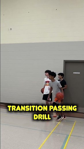 Transition Passing Basketball Drill For Kids