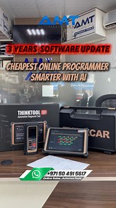 WITH 3 YEARS SOFTWARE UPDATE , ONLINE PROGRAMMING , OFFLINE PROGRAMMING , 42 SERVICE FUNCATIONS Thinkcar Expert 391 AI-powered, wallet-friendly, and online-ready 💻⚡ 3 YEARS of updates because your car deserves the best 💬 971 50 4915617 📧 amt@automaxtools.me 🌐 www.automaxtools.me #Thinkcar #Thinktool391 #DiagnosticTool #AutomotiveTools #GarageEssentials | Automax Tools