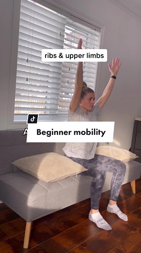 If you’ve been inactive lately and want to start improving your mobility, try these 4 movements! #beginnermobility #beginnerexercises #fitnessforbeginners #beginnerfitness #stretching