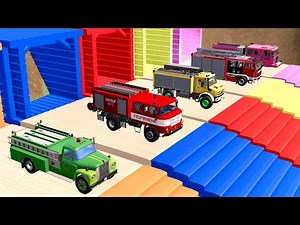 Replay- TRANSPORTING AMBULANCE, FORD POLICE, SERVICE TRUCK, FIRE DEPARTEMENT, MERCEDES MINI BUS-FS22