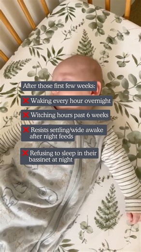 Newborn night waking? Let’s talk about what’s normal and what might need a closer look. In the early weeks, it’s completely normal for babies to wake every 2–3 hours overnight. They’re learning to feed, adjusting to life outside the womb, and building their circadian rhythm. Cluster feeding, short bursts of sleep, and lots of grunting and movement during REM sleep is all typical newborn behaviour, even if it feels like no one’s getting much rest. But there’s a difference between expected overnig