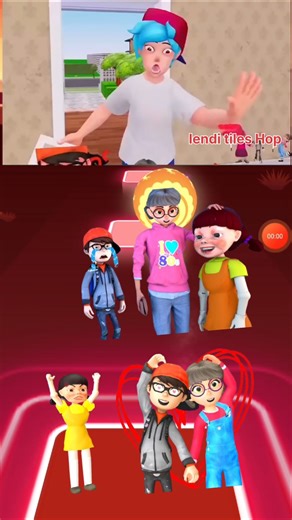 Scary Teacher 3D & Nick & Tani || Coffin Dance Song (cover) #shorts #13