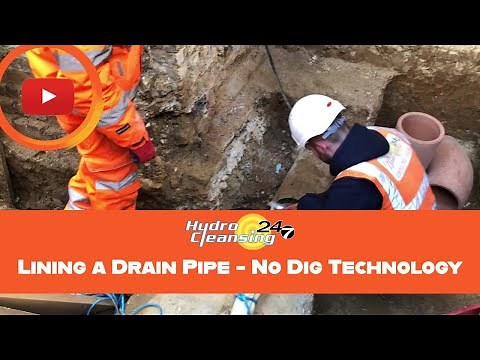 Lining a Drain Pipe - No Dig Technology | Hydro Cleansing