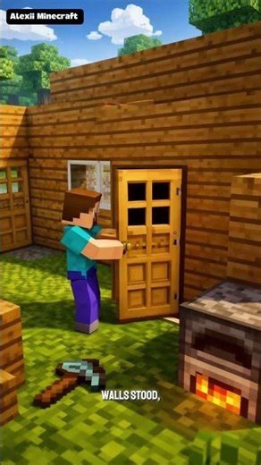 build the first house#minecraft #fypage #python #ai