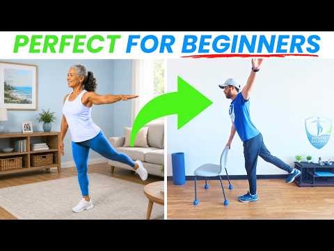 Perfect Senior Balance Workout for Beginners | 20 minute Low Impact Routine At Home