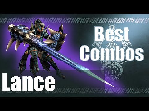Monster Hunter World [MHW] - The BEST Lance Combos (Guide)