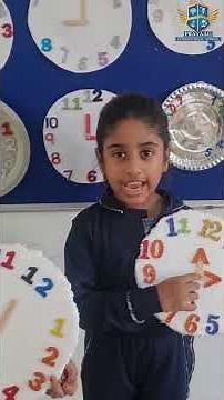 Tick-Tock Creativity! | Paper Plate Clock Activity | Fun Learning at Prayaag International School